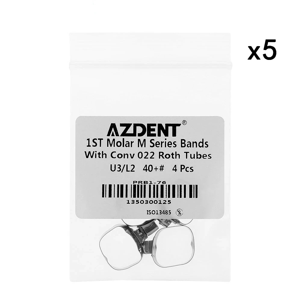 Bague orthodontique pour les premières molaires 20bagues/lot.