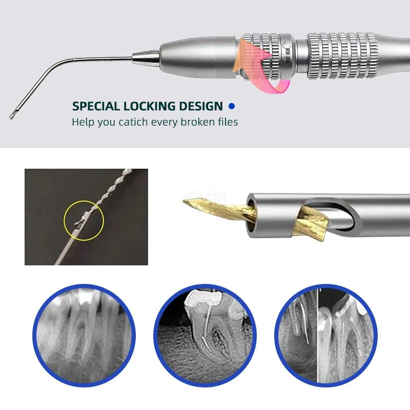 Kit de dépose d'instrument endodontique fracturé dans canal radiculaire
