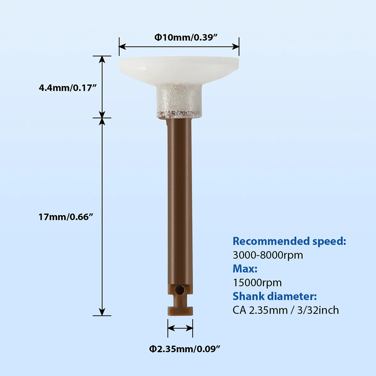 Cupules de polissage composite 40 Pcs/boîte