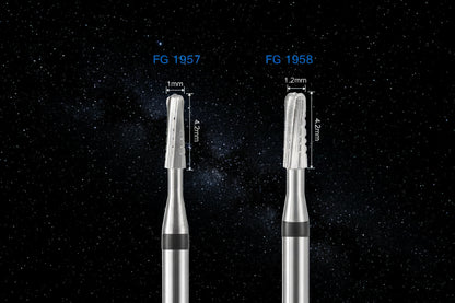 Fraises transmétal. 10 Pcs/boîte