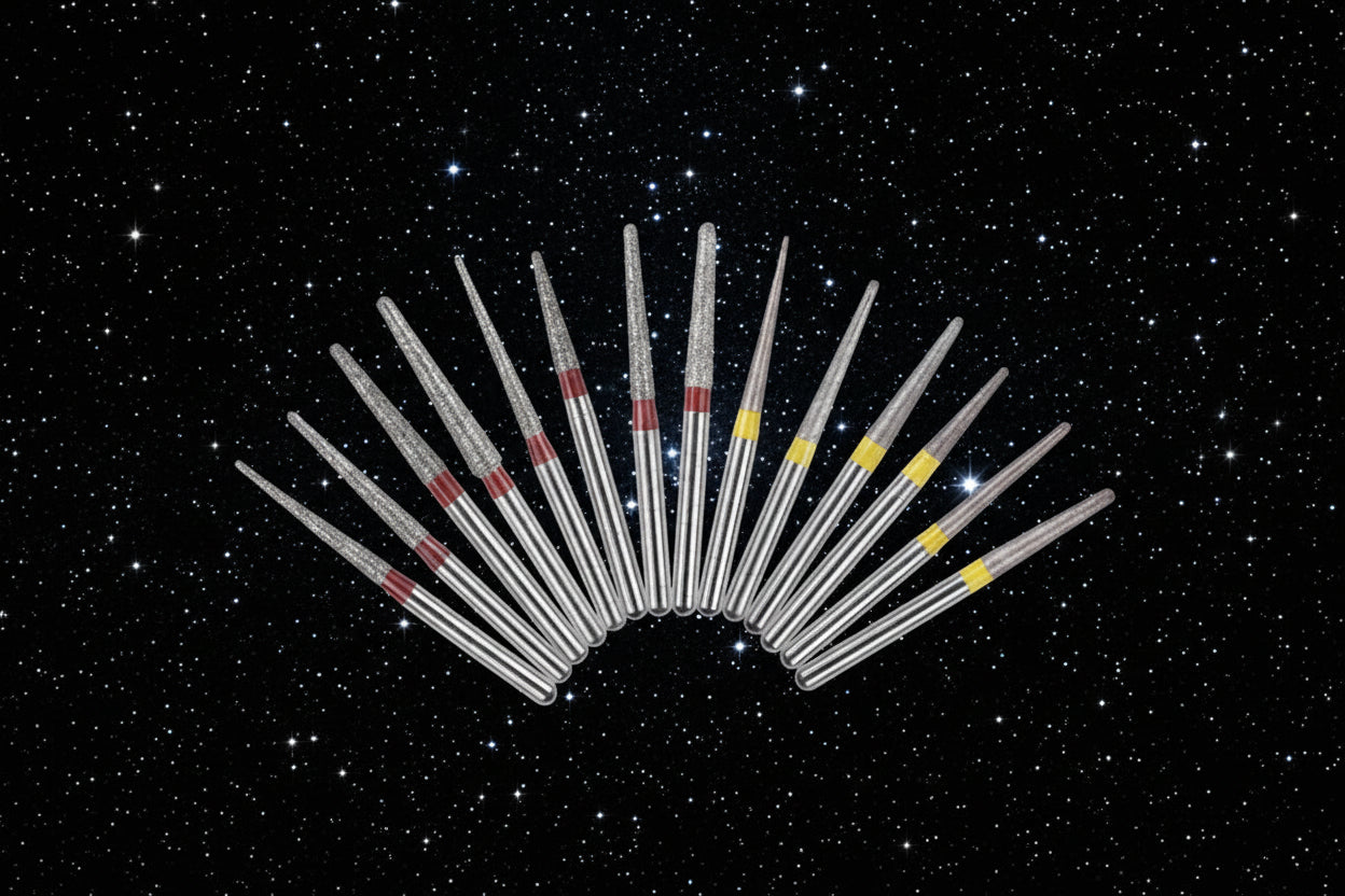 Fraises de polissage de préparation conoraire 10 Pcs/boîte