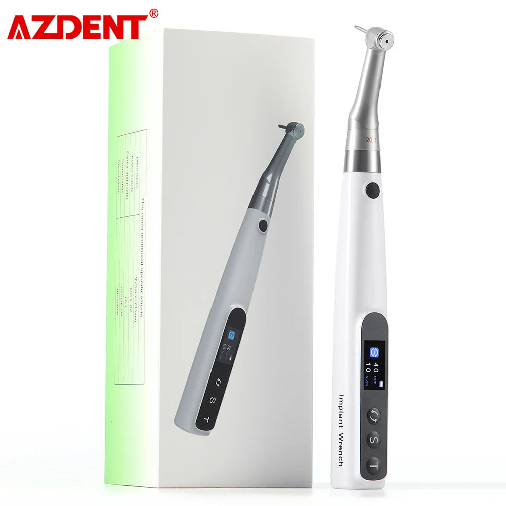 AZDENT pièce à main électrique pour torque adaptable des pièces implantaires