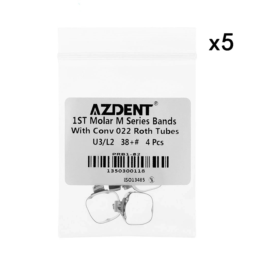 Bague orthodontique pour les premières molaires 20bagues/lot.