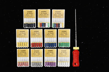 Limes endodontiques type K manuelles