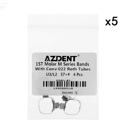 Bague orthodontique pour les premières molaires 20bagues/lot.