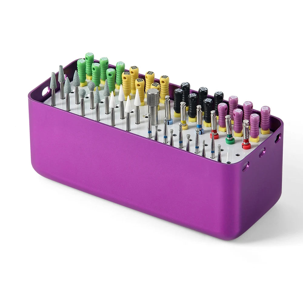 Boite de stérilisation en aluminium de  72 trous