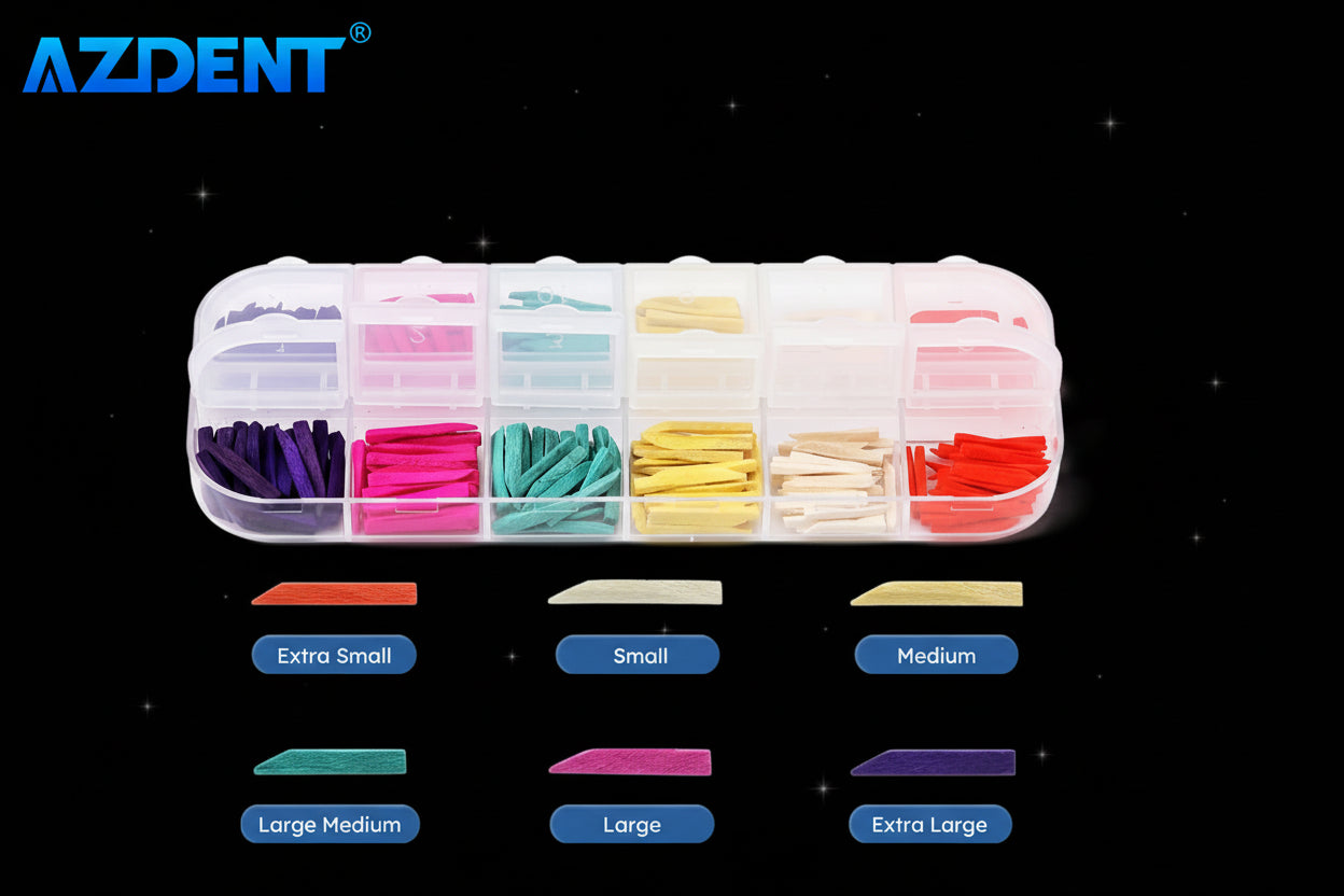 AZDENT Coin de bois 300 Pcs/boîte