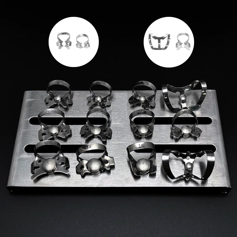 Crampons à digue 12 crampons par boîte