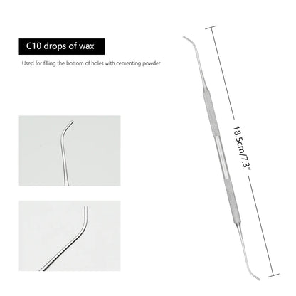 Instrument de travail de la cire, wax-up