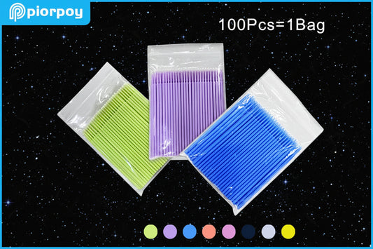 PIORPOY Microbrosse pour application d'adhésif, agent hémostatique, etching . 1OO brosses/sachet