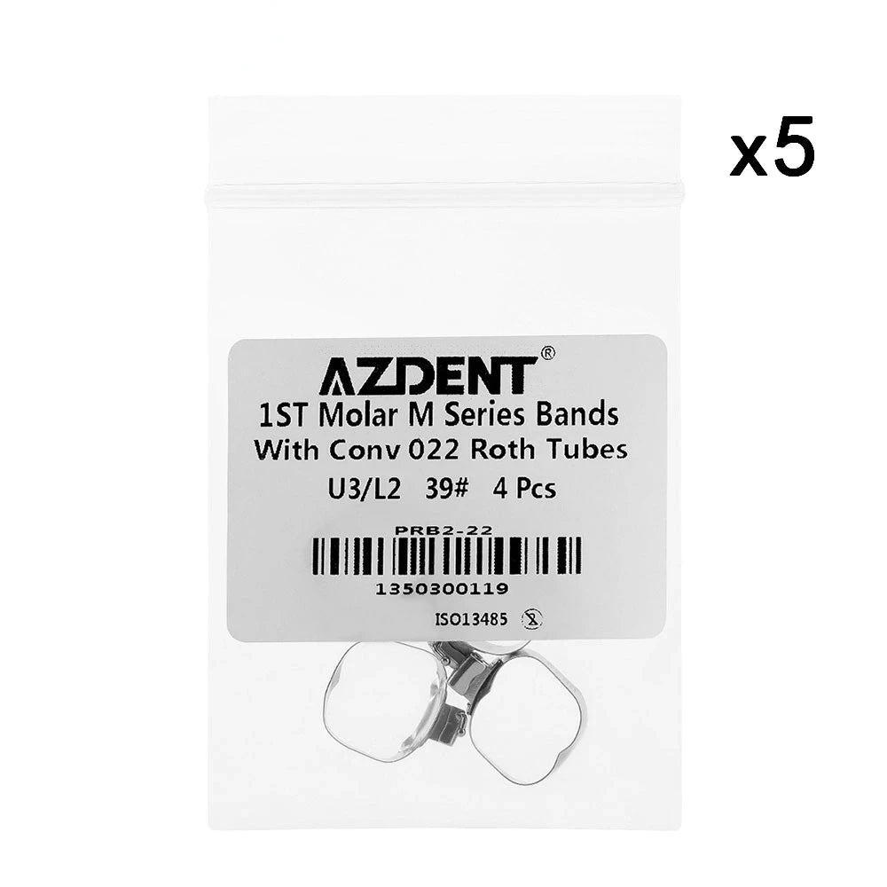 Bague orthodontique pour les premières molaires 20bagues/lot.