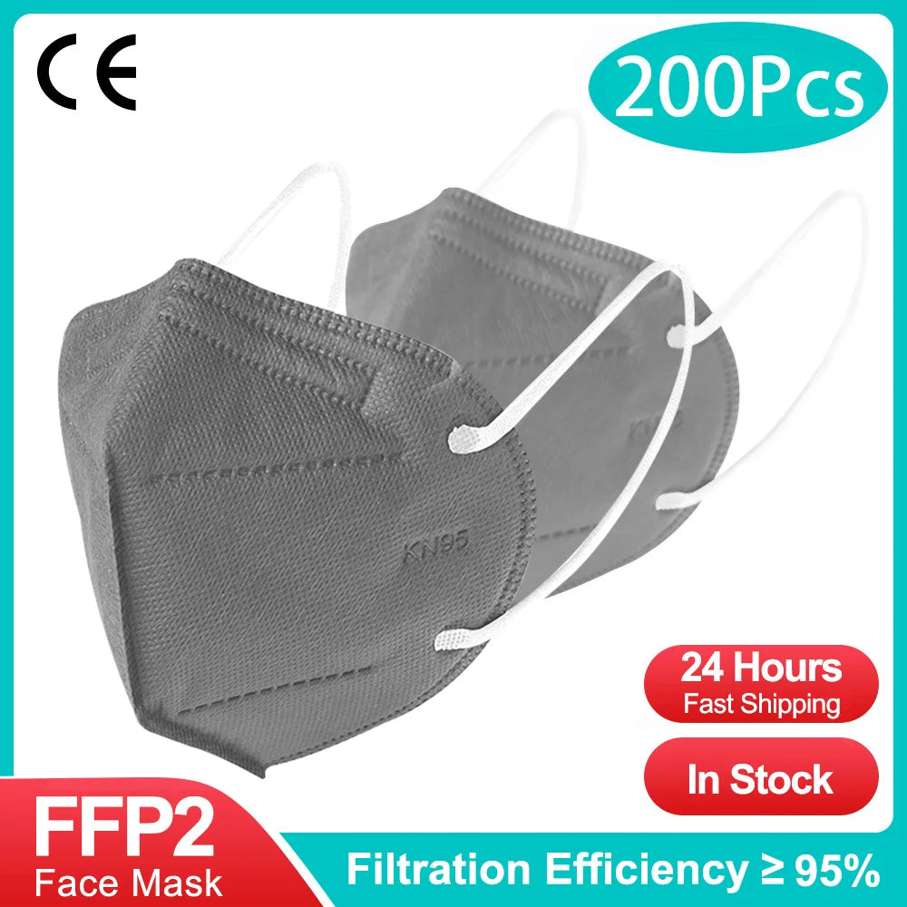 Masque FFP2 200 Pcs différents colories