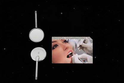 Miroirs dentaires 12 Pcs/boîte