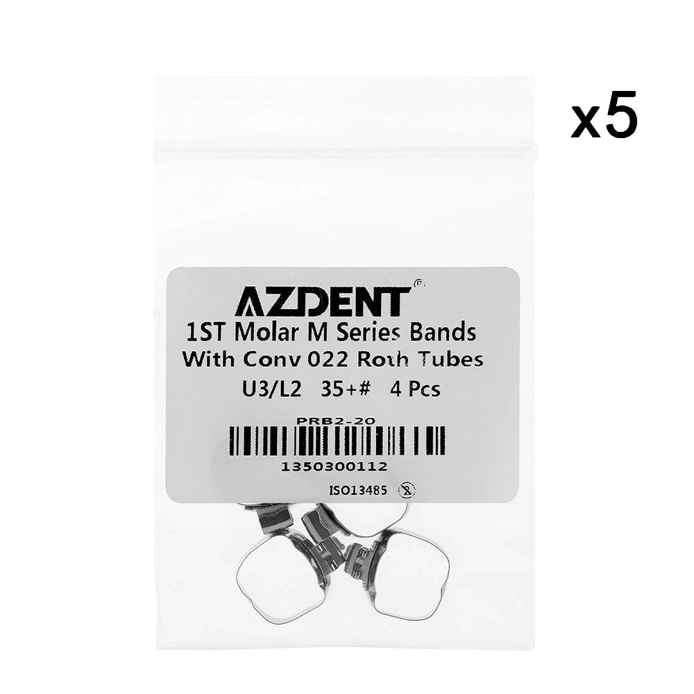 Bague orthodontique pour les premières molaires 20bagues/lot.