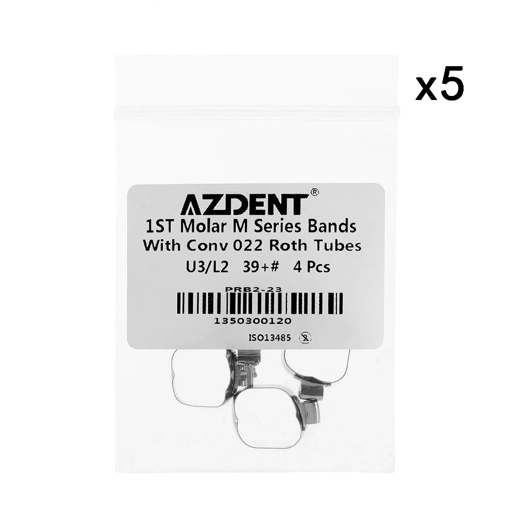 Bague orthodontique pour les premières molaires 20bagues/lot.