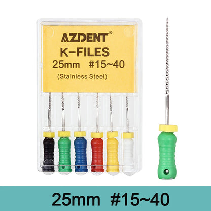 Limes endodontiques type K manuelles