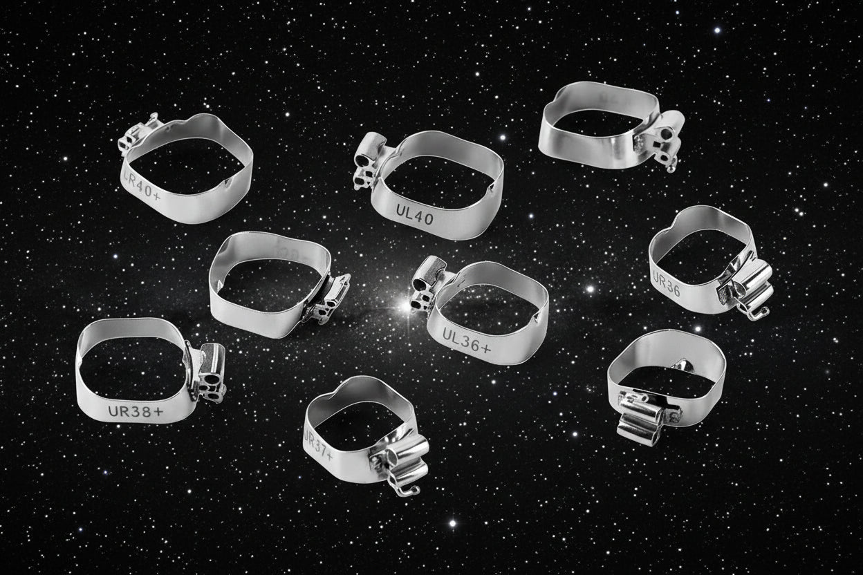 Bague orthodontique pour les premières molaires 20bagues/lot.