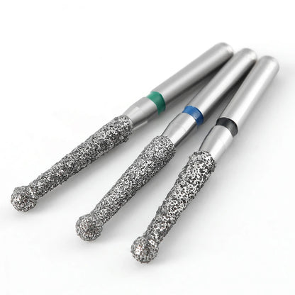 Fraises endodontiques diamantées d'ouverture et de travail de la chambre pulpaire. Tarif de gros . 50 PCS/ boîte