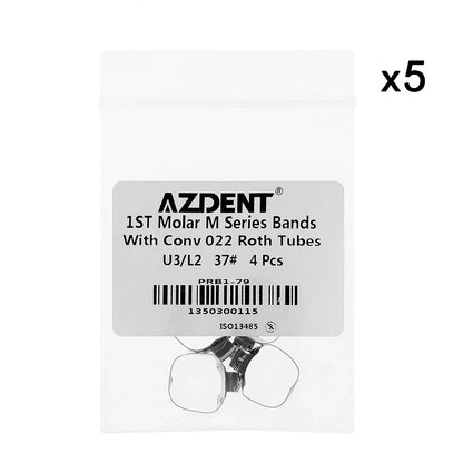 Bague orthodontique pour les premières molaires 20bagues/lot.