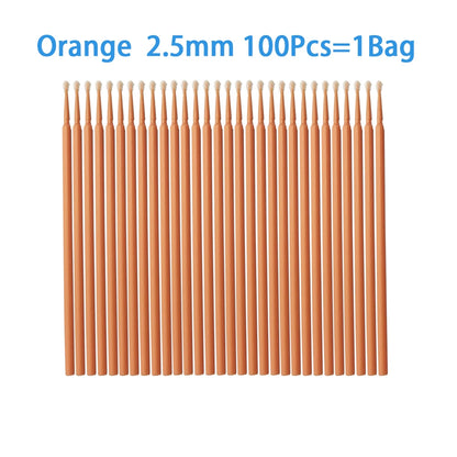 PIORPOY Microbrosse pour application d'adhésif, agent hémostatique, etching . 1OO brosses/sachet