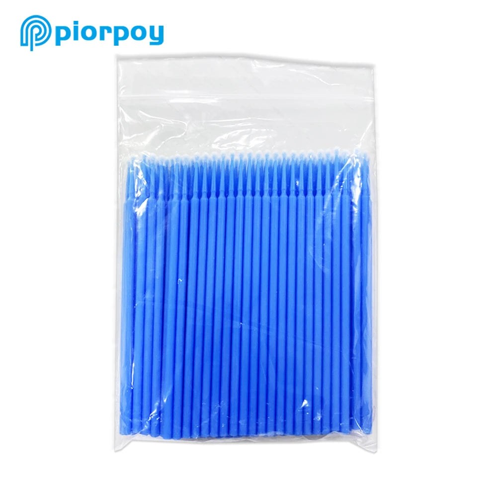 PIORPOY Microbrosse pour application d'adhésif, agent hémostatique, etching . 1OO brosses/sachet