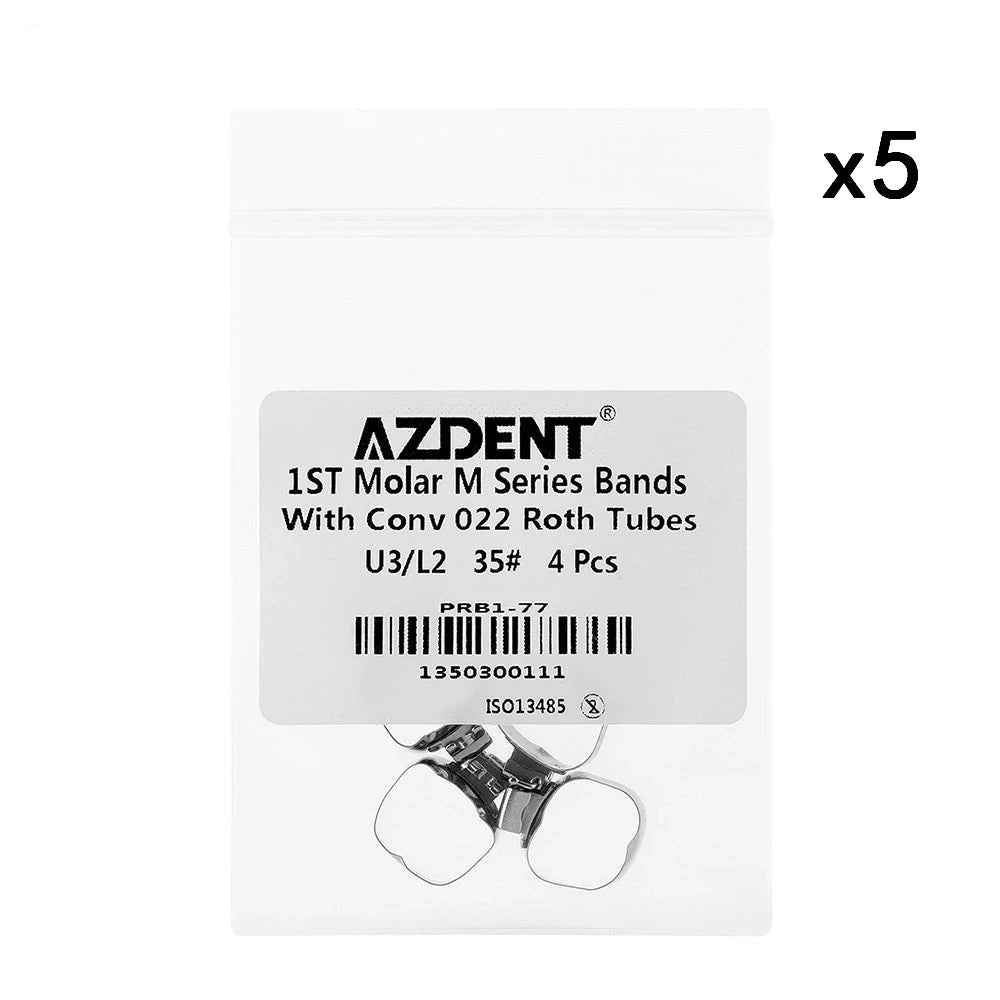 Bague orthodontique pour les premières molaires 20bagues/lot.