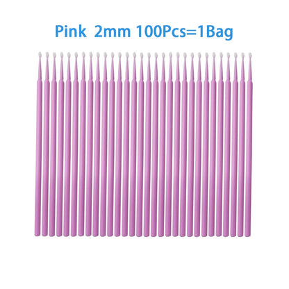 PIORPOY Microbrosse pour application d'adhésif, agent hémostatique, etching . 1OO brosses/sachet