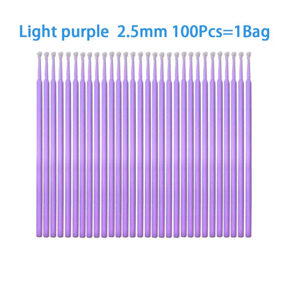 PIORPOY Microbrosse pour application d'adhésif, agent hémostatique, etching . 1OO brosses/sachet