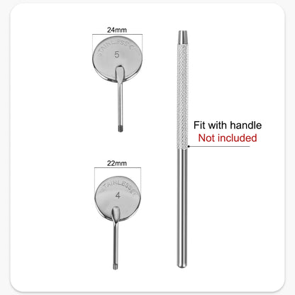 Miroirs dentaires 12 Pcs/boîte