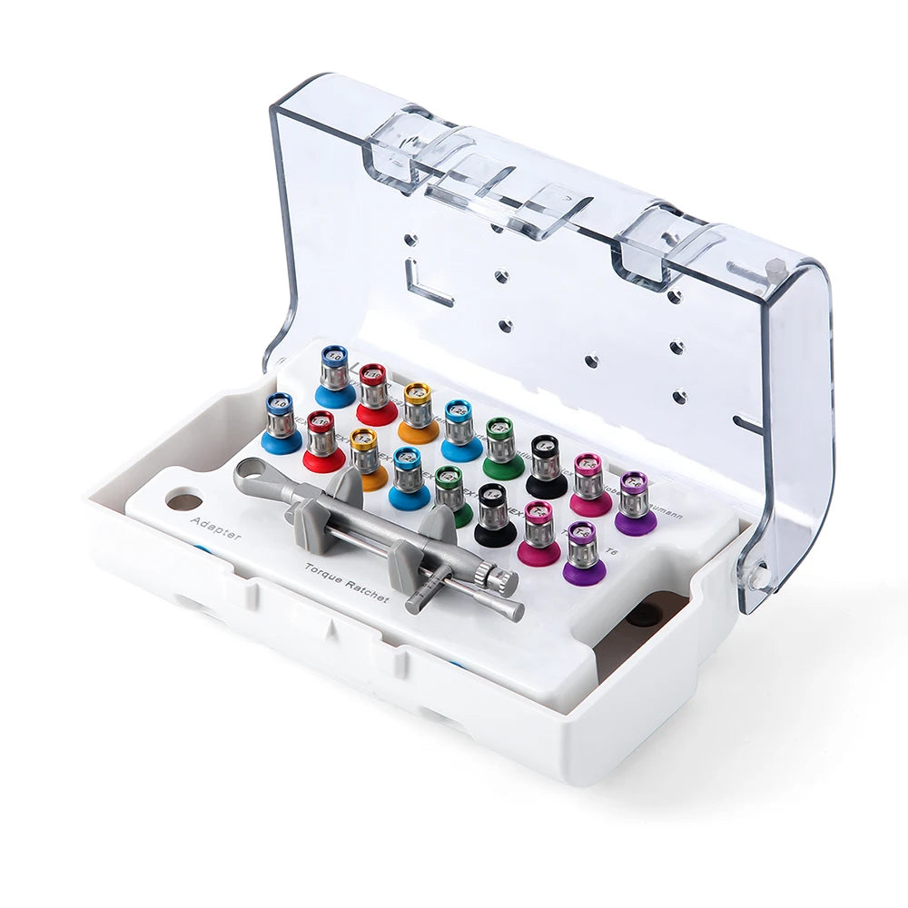 AZDENT Coffret clé dynamométrique et 16 tournevis compatibilité universelle