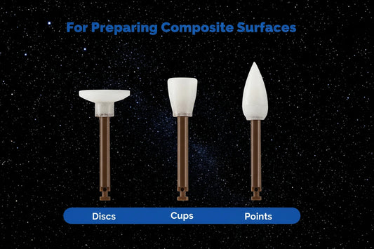 BAISTRA Cupules de polissage composite 40 Pcs/boîte