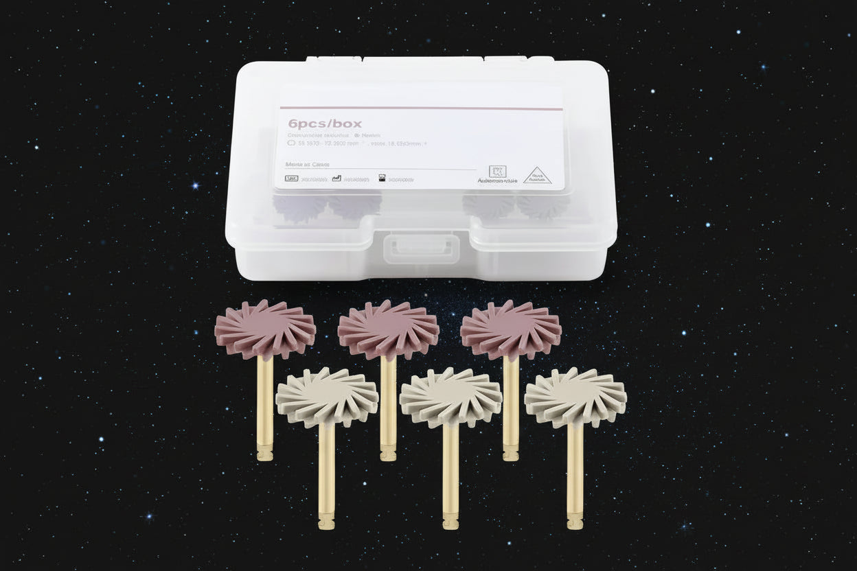 Disque de polissage en silicone pour résine composite