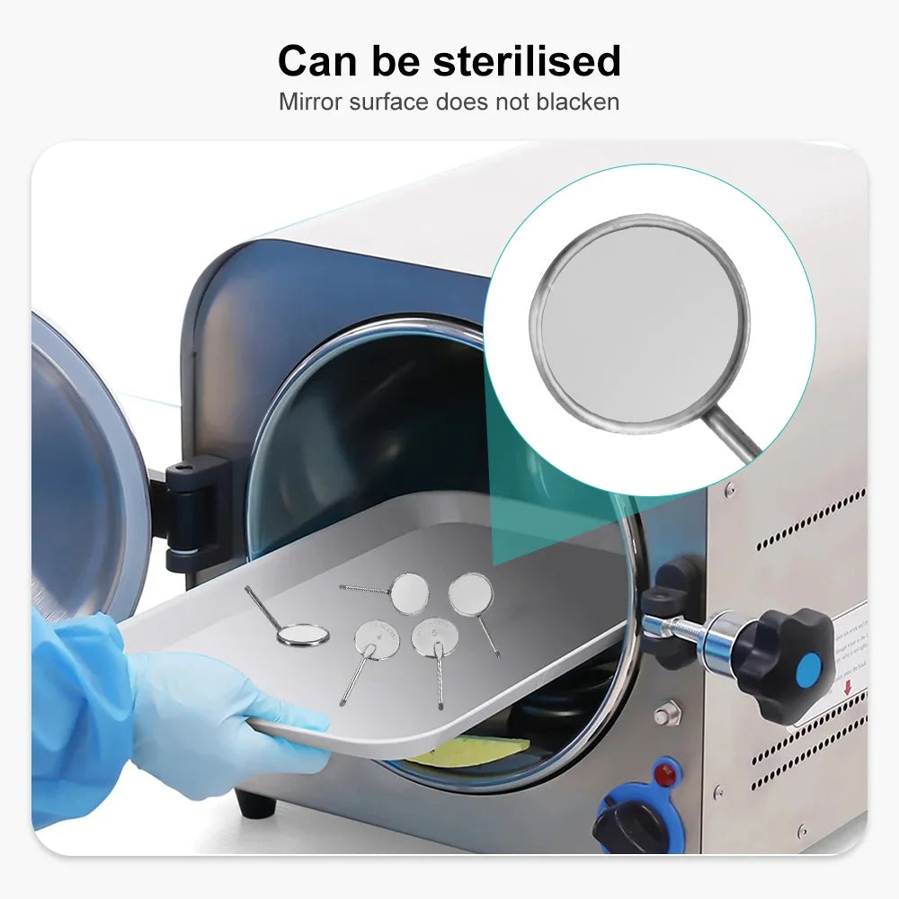 Miroirs dentaires 12 Pcs/boîte